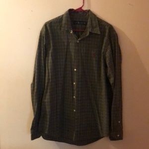 Polo Long Sleeve button up shirt Mens XL